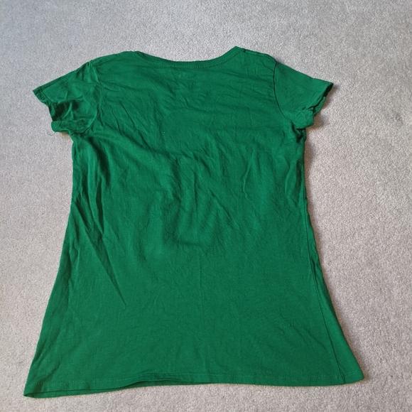 Green Ho Ho Ho Santa Clause Christmas T-shirt - Picture 5 of 11